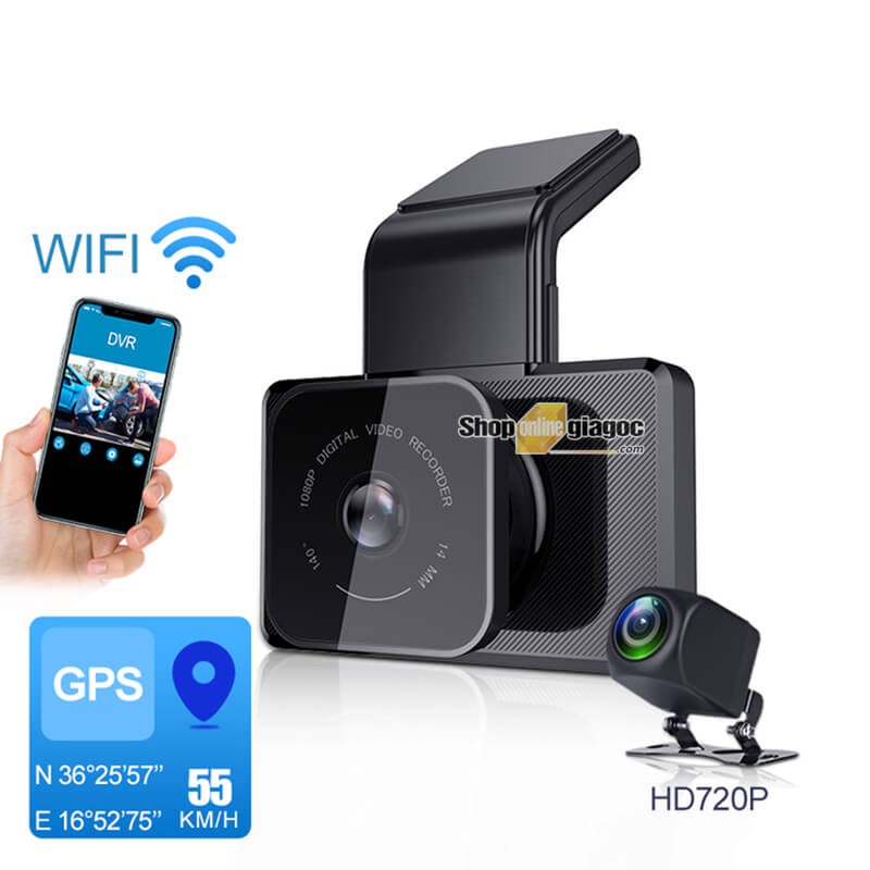 Camera Hành Trình K10 HD 1080P Wifi Có GPS | BigBuy360 - bigbuy360.vn