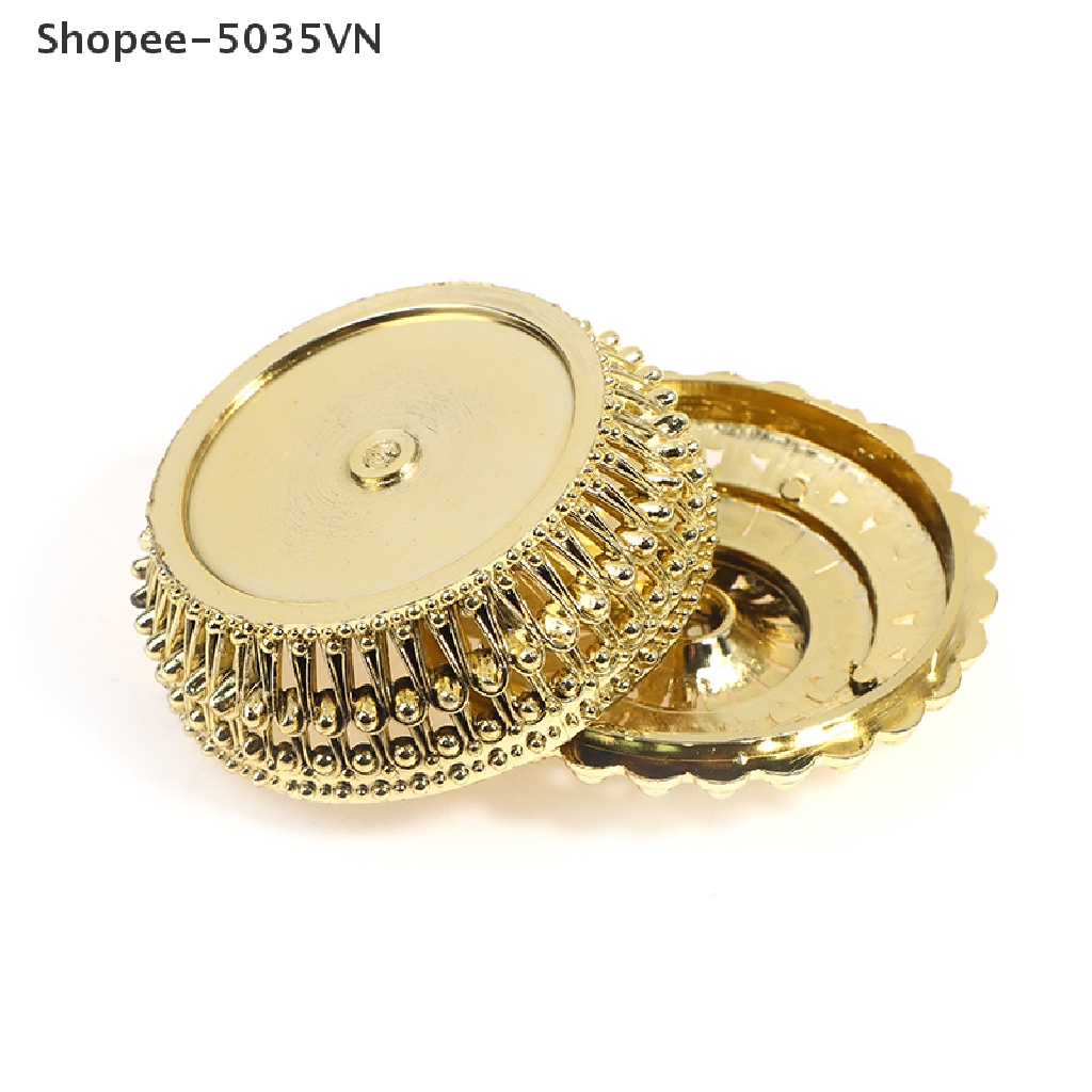 {AKIN} Hộp Đựng Bánh Kẹo Cưới Bằng Nhựa Lá Vàng Làm Quà Tặng Đám Cưới {akindofstar1.vn}