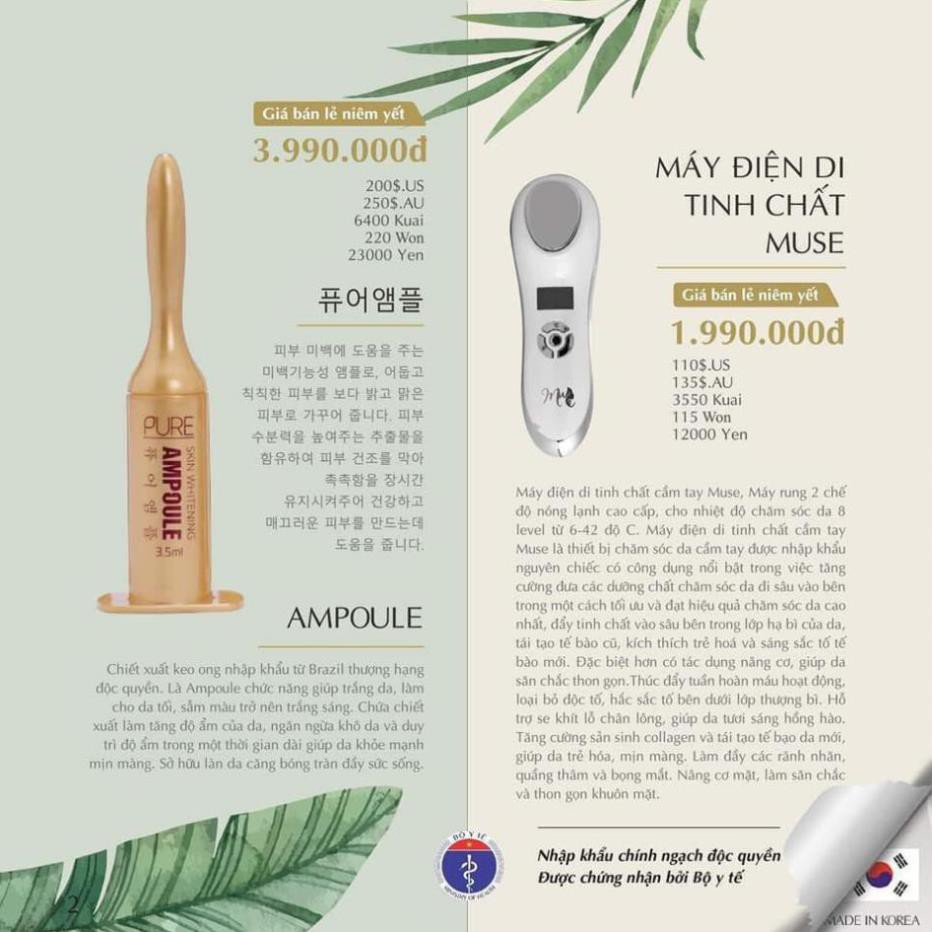 Tinh Chất Keo Ong Ampoule Pure Korea - Không tặng máy điện di giảm 50% -Bí quyết để có làn da đẹp
