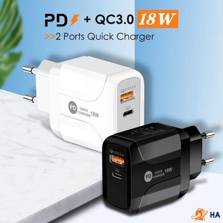 Củ sạc nhanh Qc3.0 Pd 18w Pd dành cho điện thoại