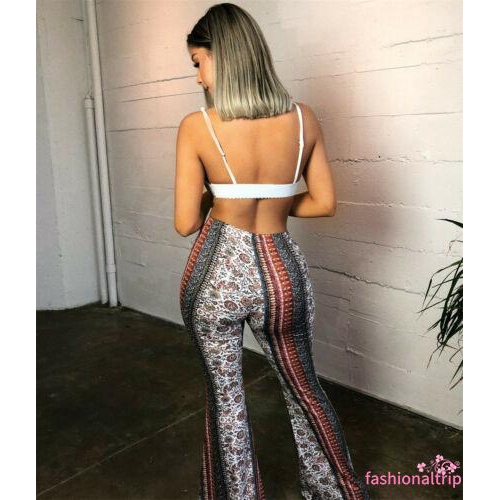 Quần Dài Ống Loe Họa Tiết Thổ Cẩm Thời Trang Cho Nữ | BigBuy360 - bigbuy360.vn