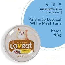 Pate Loveat Hàn Quốc Cao Cấp cho Mèo Trên 3 tháng tuổi - Pate Ngon Cho Mèo Hộp 90g