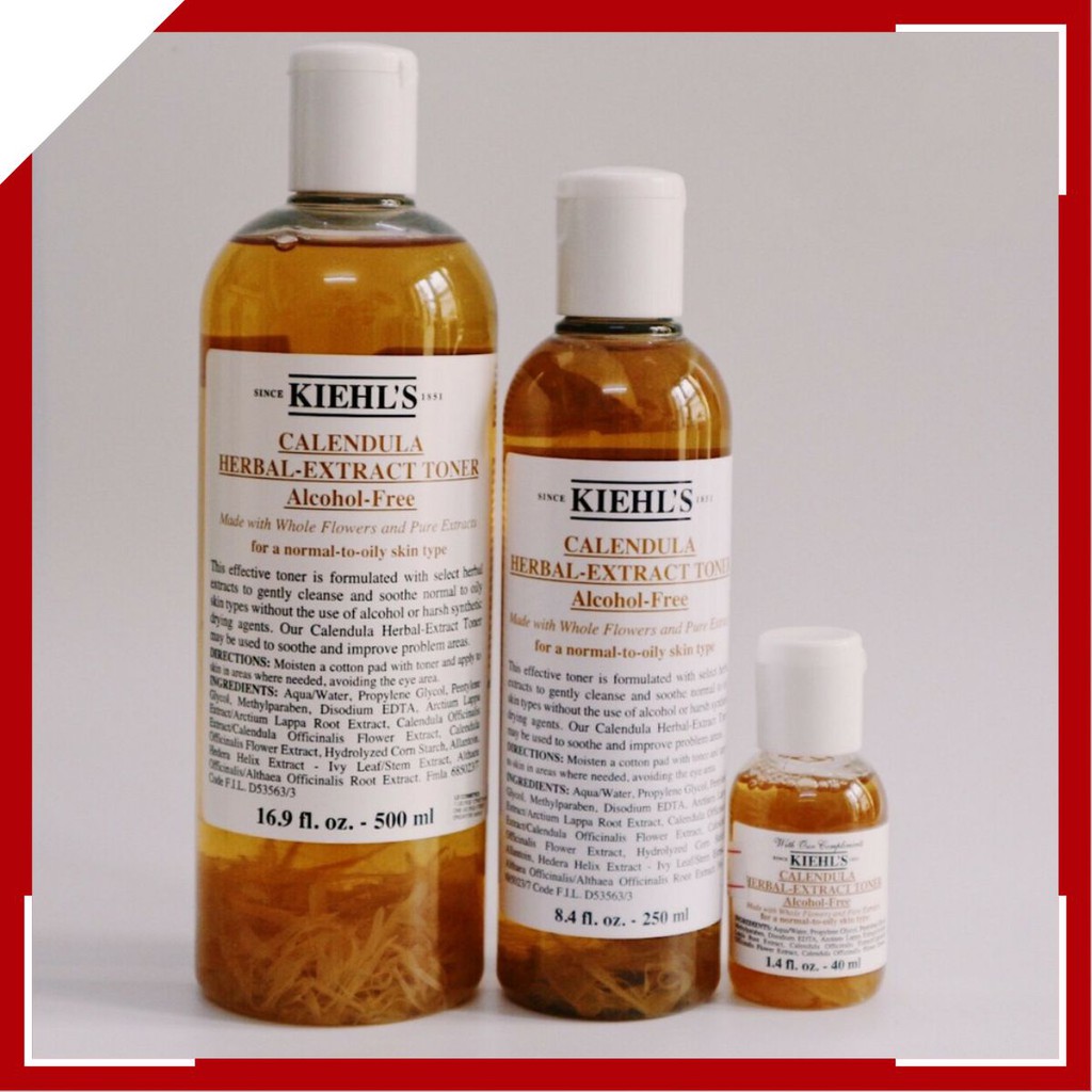 Toner hoa cúc Kiehl's Calendula Herbal Extract Alcohol-Free Toner ʚɞ