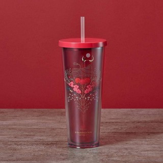 Ly Starbucks 2021 StarbucksVietnam SBVN Chính Hãng Bình Tết Tân Sửu Bình Cold Burgundy