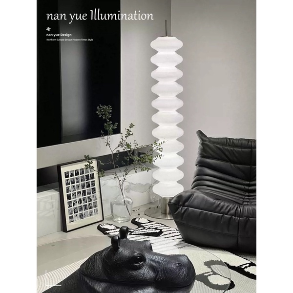 Đèn sàn thuỷ tinh Milano Tube Lamp Đan Mạch phong cách Bắc Âu sang trọng