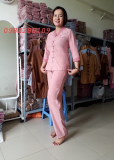 Bộ đồ đi chùa mẫu la hán