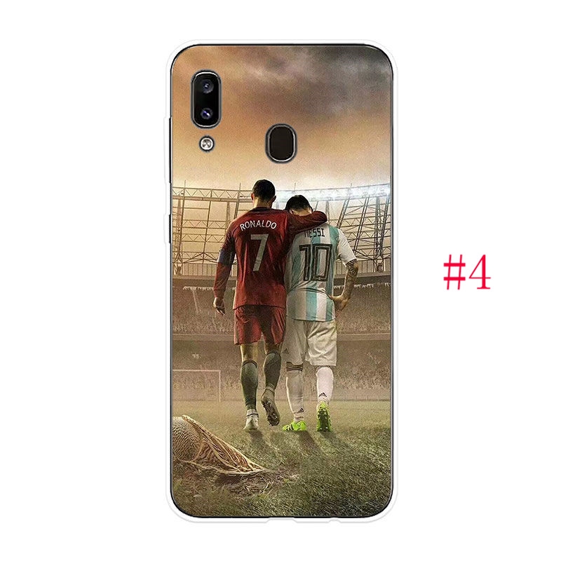 Ôp Điện Thoại tpu Dẻo Họa Tiết Hoạt Hình c.ronaldo Massi Cho samsung galaxy a10 a20 a30 a40 a50 a70 a80 Vỏ