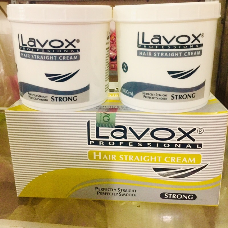 (SALE)Thuốc ép duỗi tóc lavox Sọc 2000ml( 2 hủ mỗi hủ 1000ml)