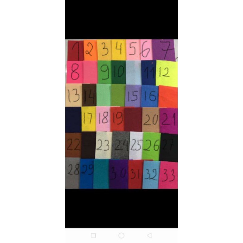 Vải dạ nỉ khổ 45x45cm và 90x90cm ( giá 1 tấm)