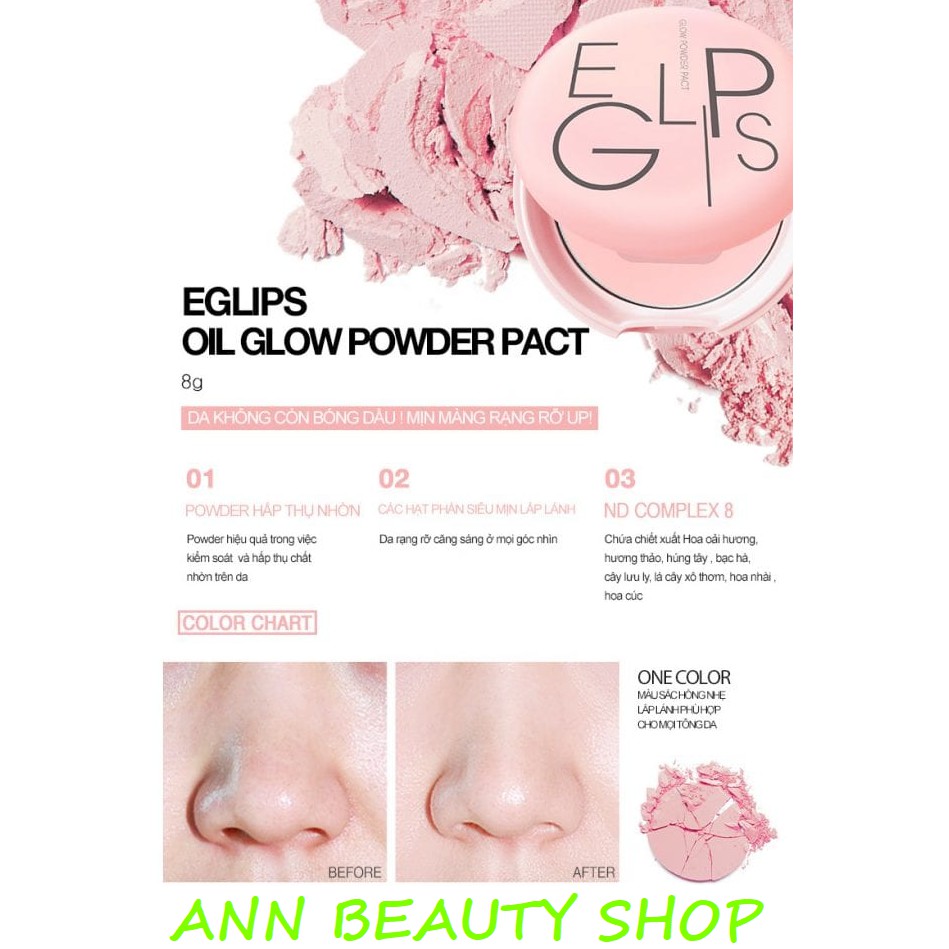 PHẤN PHỦ DẠNG NÉN EGLIPS POWDER PACT 8gr | BigBuy360 - bigbuy360.vn