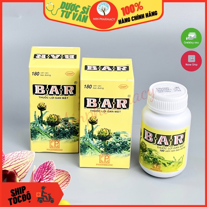 Viên uống lợi gan mật BAR Giải độc gan - Minpharmacy