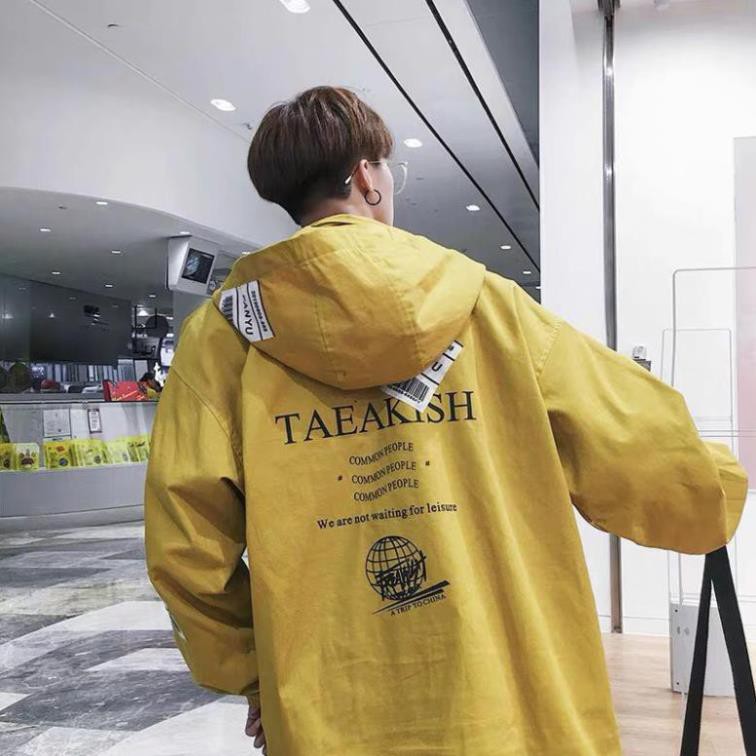 Áo khoác kaki unisex form rộng túi hộp Team nam nữ thời trang kmg thu đông