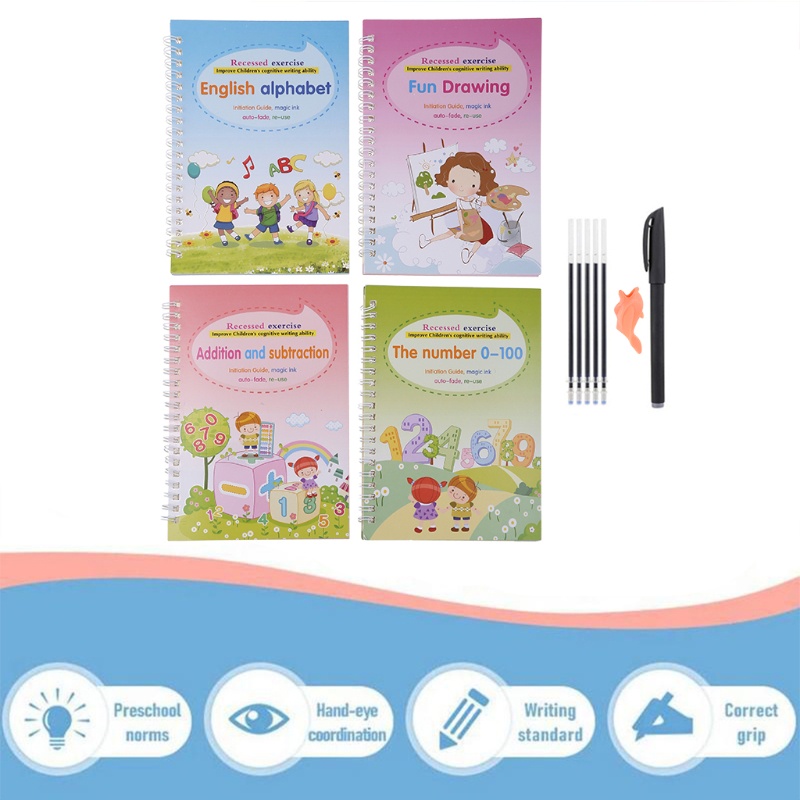 Bộ Bút Viết Thư Pháp Kỳ Diệu Dành Cho Bé Yêu