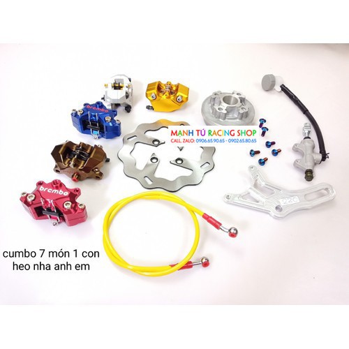HEO DẦU BREMBO CUMBO 7 MÓN LÊNH THẮNG ĐĨA SAU SIRIUS KIỂU 3