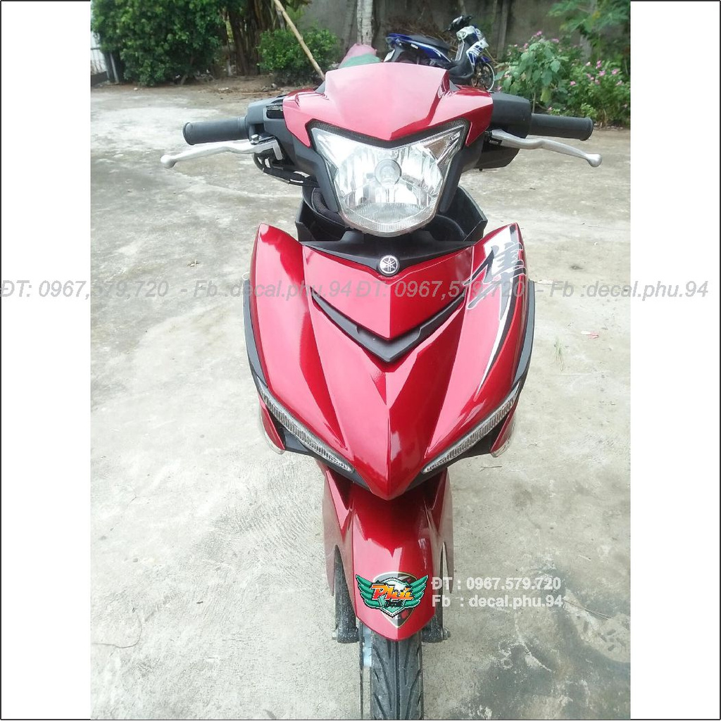 Tem Rời Exciter 150 Hayabusa đỏ đen (J)