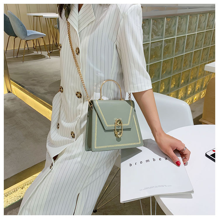 Túi đeo vai Ielgy dáng vuông phong cách Hàn Quốc thời trang