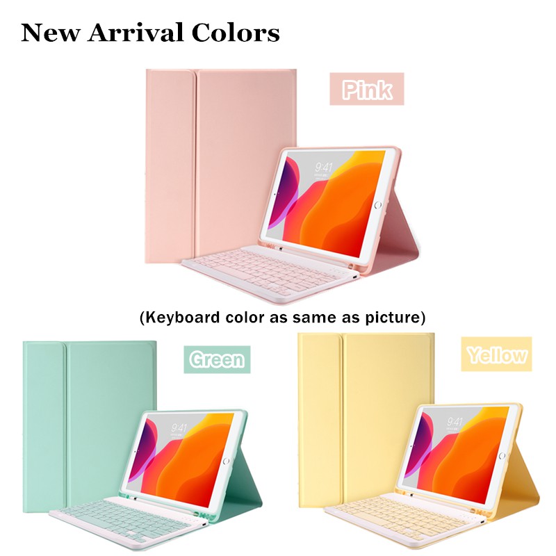 iPad Leather Cover with iPad Keyboard Pen Slot For iPad 5th 6th Gen 10.2 iPad 7th Gen Air 123 Mini 12345 iPad Pro 11 2020 Pro9.7 10.5 | BigBuy360 - bigbuy360.vn