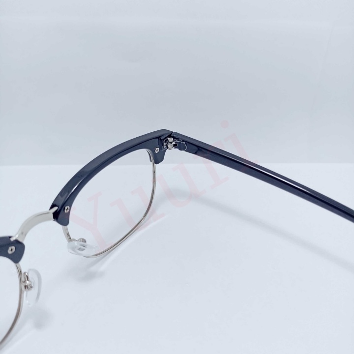 Gọng kính nam nữ phong cách Unisex, chất liệu nhựa phối kim loại G101061