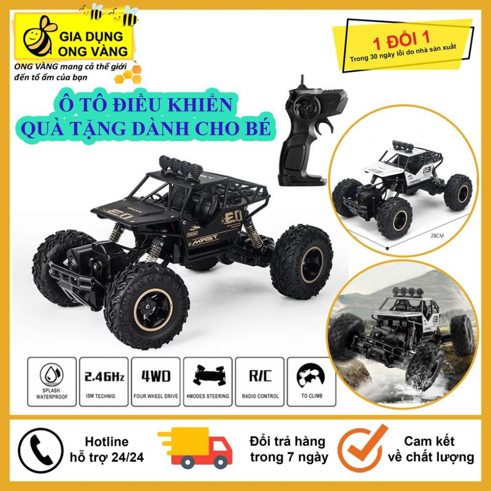 [HOT 2021] Đồ Chơi Ô Tô, Xe Địa Hình Điều Khiển Từ Xa Rock Crawler 2 Cầu, Món Quà Ý Nghĩa Mẹ Dành Cho Bé