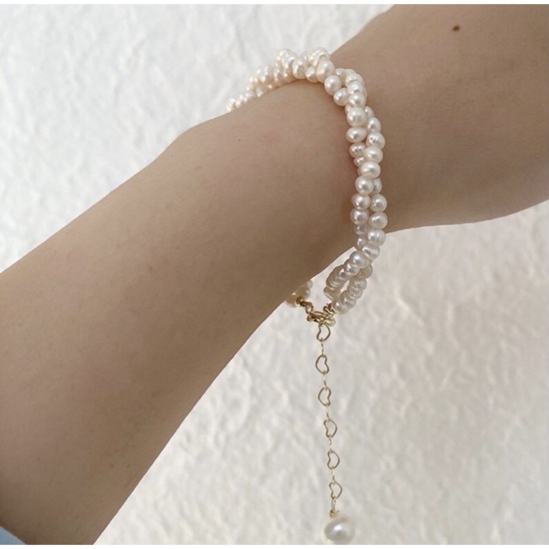 Vòng tay hạt nhỏ xoắn 3-4ly