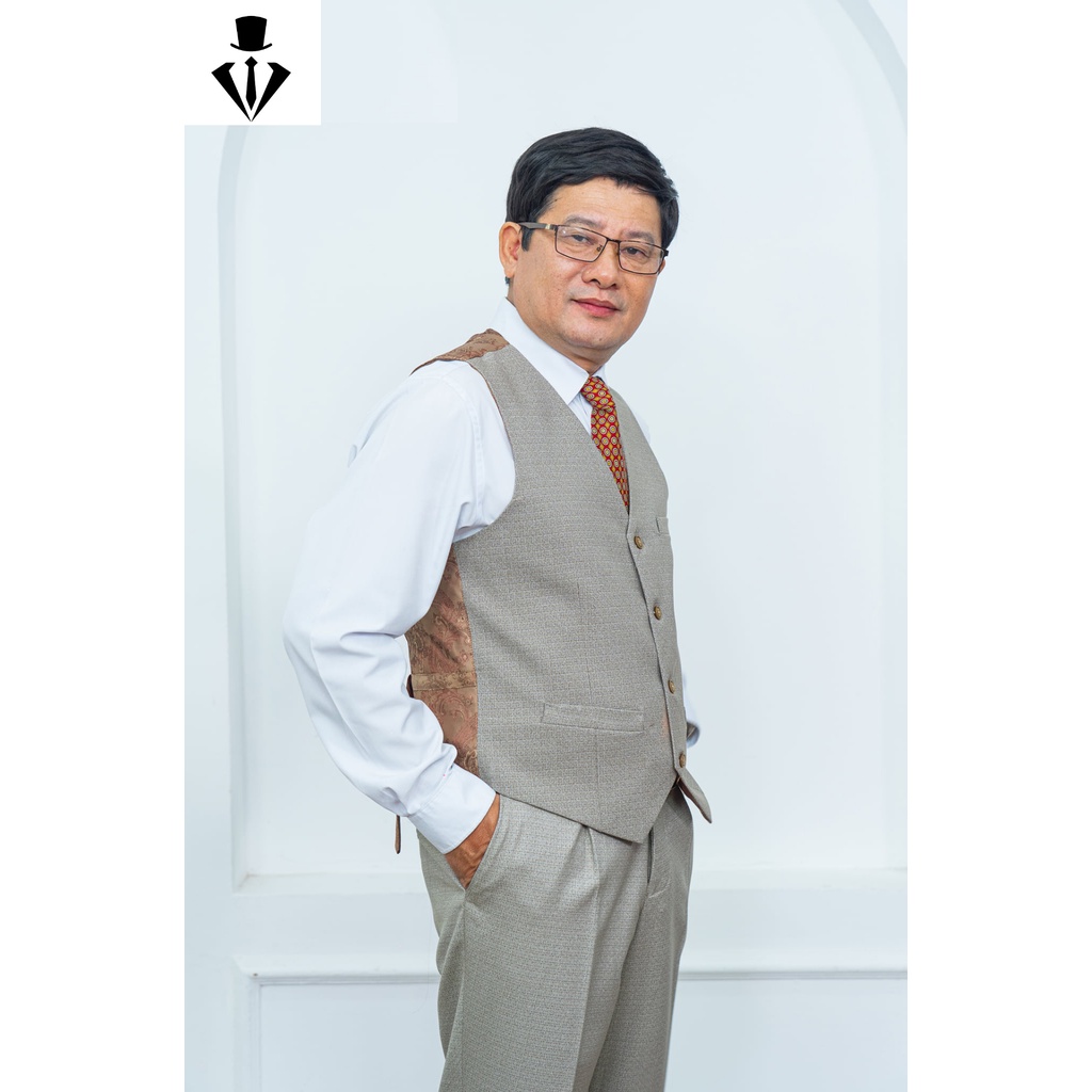 Áo gile trung niên cao cấp, áo lót gile