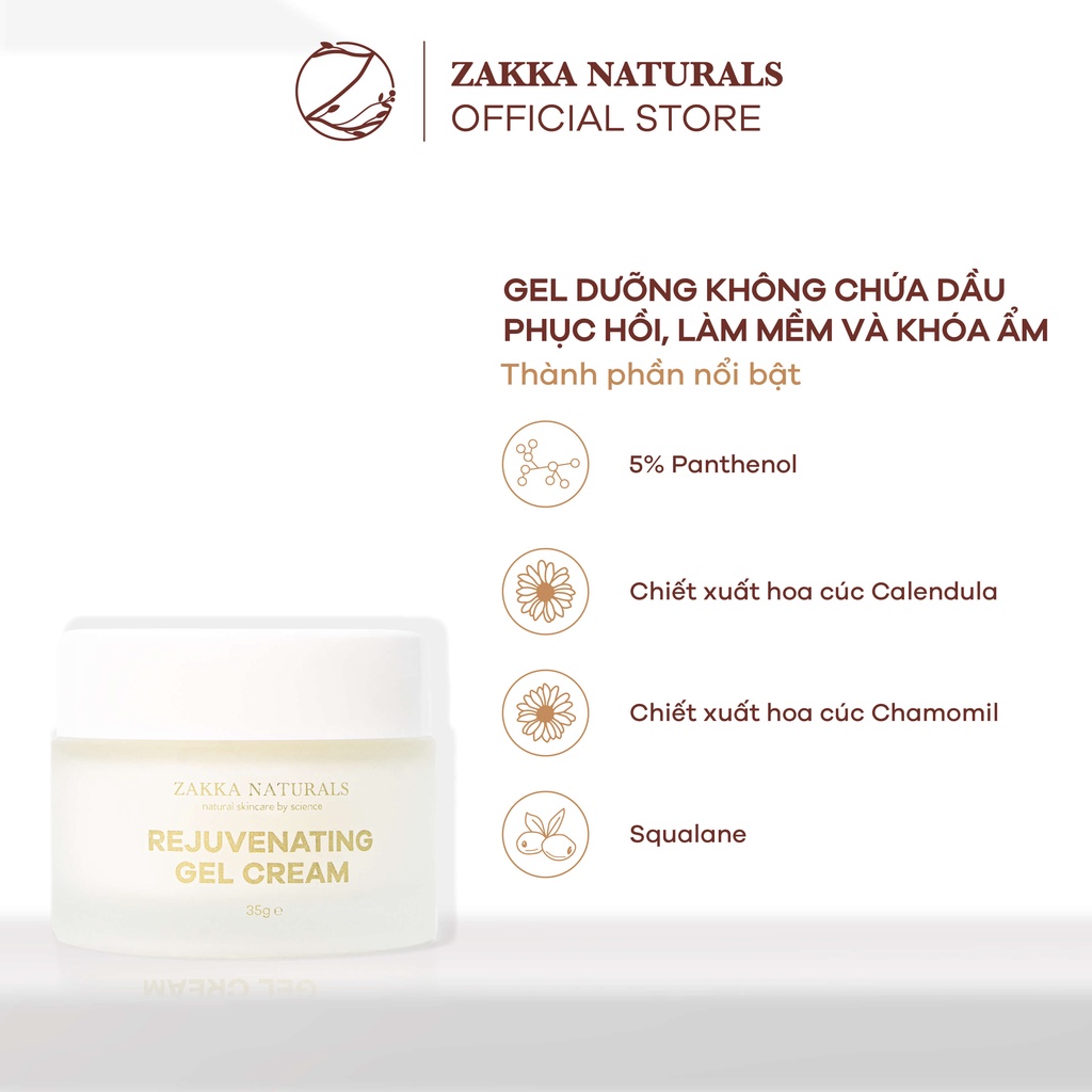 Bộ Đôi Phục Hồi Chuyên Sâu Tái Tạo Da Zakka Naturals 4