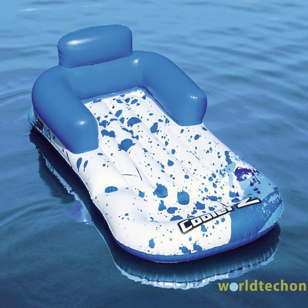 READY STOCK Inflatable Swimming Pool Float Boat Kid Adult Water Sport PVC Lounges Chair