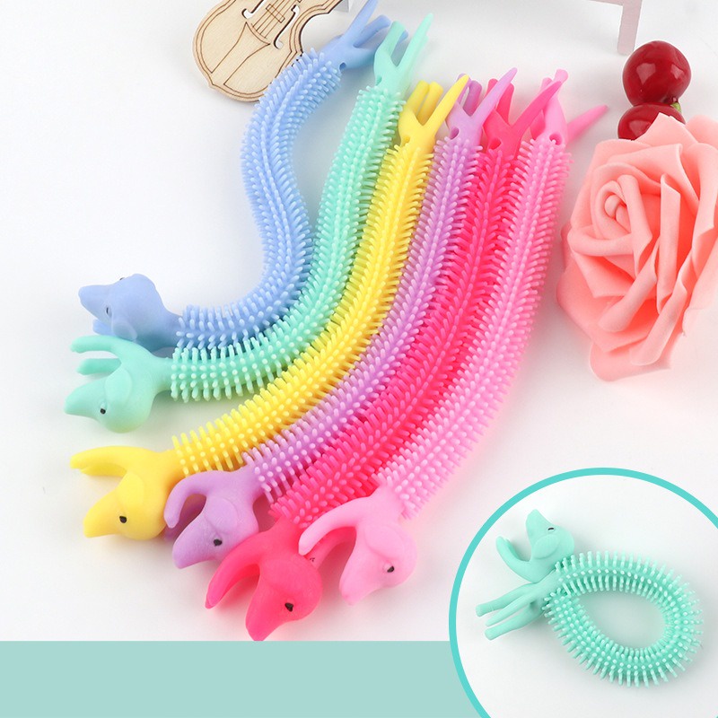 Squishy kéo dài hình ngựa Urnicorn 20cm chơi vui xả stress hiệu quả