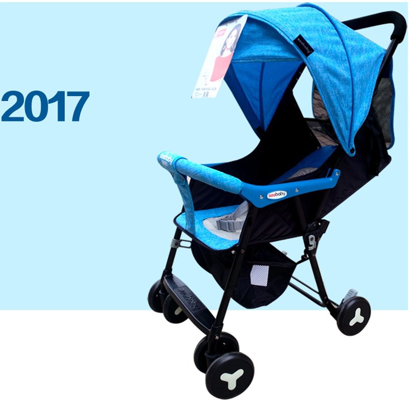 Xe đẩy du lịch seebaby siêu nhẹ lưới thoáng cho bé qq2