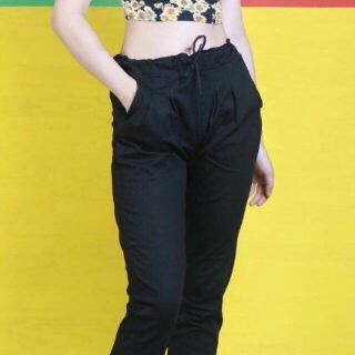 Quần baggy chất kaki thun dây rút