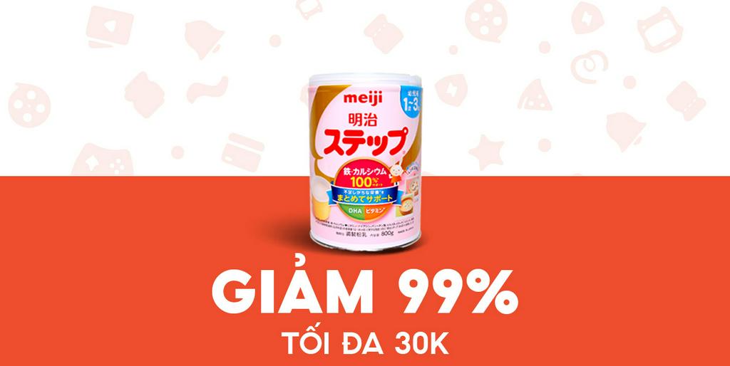 - TuTicare - Giảm 30K cho 1 Lon sữa Meiji 1 - 3