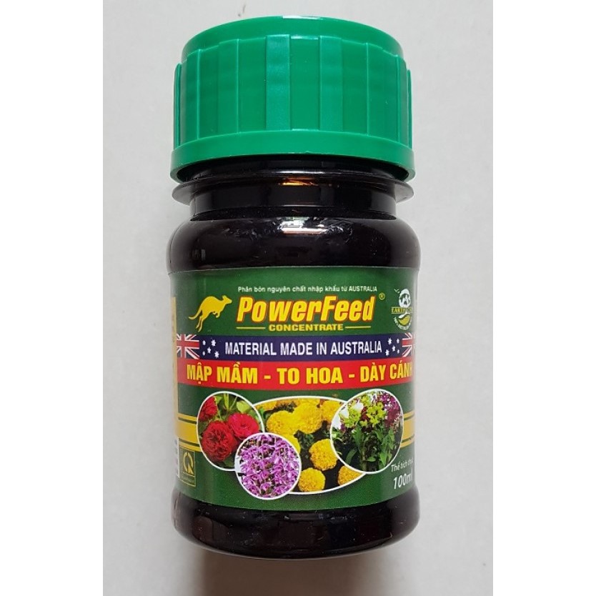 Phân cá không mùi Power Feed 100ml- Phân bón hữu cơ chiết xuất từ Cá Hồi