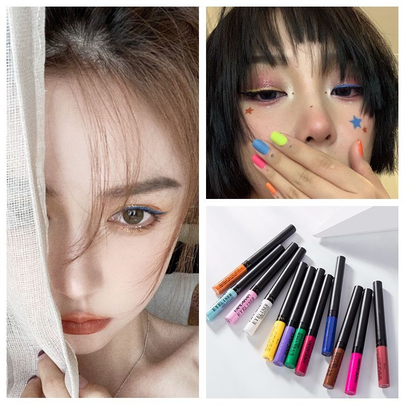 [Hàng mới về] Bút Kẻ Mắt Dạng Lỏng Chống Nước Với 12 Màu Xinh Xắn Quyến Rũ Tùy Chọn | BigBuy360 - bigbuy360.vn