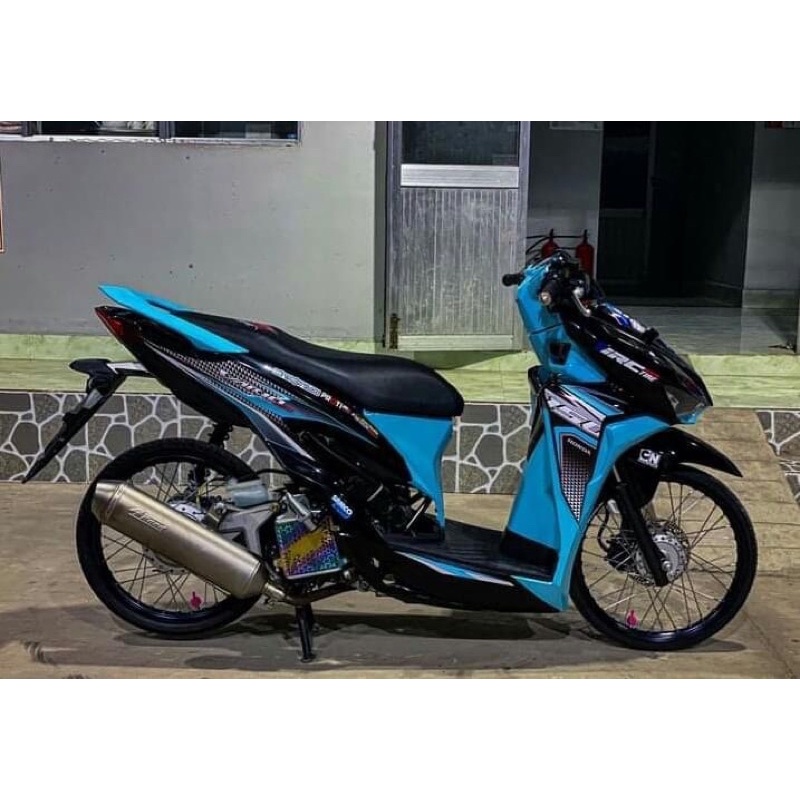 Tem xe Vario dán xe đen bóng đẹp sắc nét