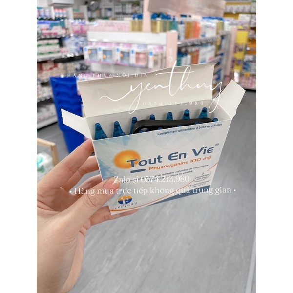 Tảo tươi Tout En Vie hộp 14 ống | Hàng nội địa Pháp