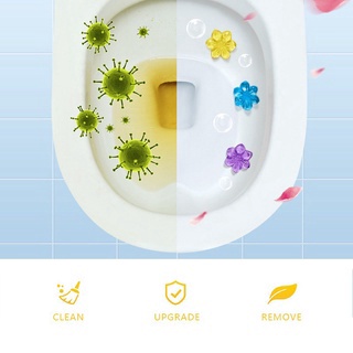 Gel khử mùi bồn cầu SENTO làm thơm nhà vệ sinh hình bông hoa làm thơm toilet khử trung hiệu quả ST35
