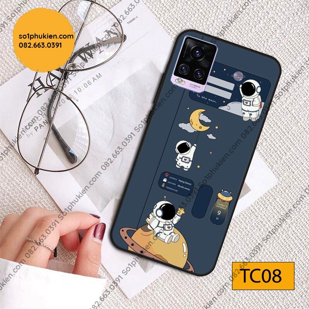 Ốp lưng Vivo V20 /Vivo Y21 /Vivo Y21S / Y33s in hình phi hành gia vũ trụ cá tính, ngộ nghĩnh