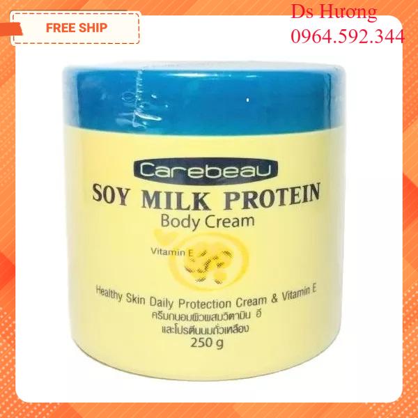 Kem Dưỡng Ẩm Carebeau Soy Milk Protein - Body Cream - 250g