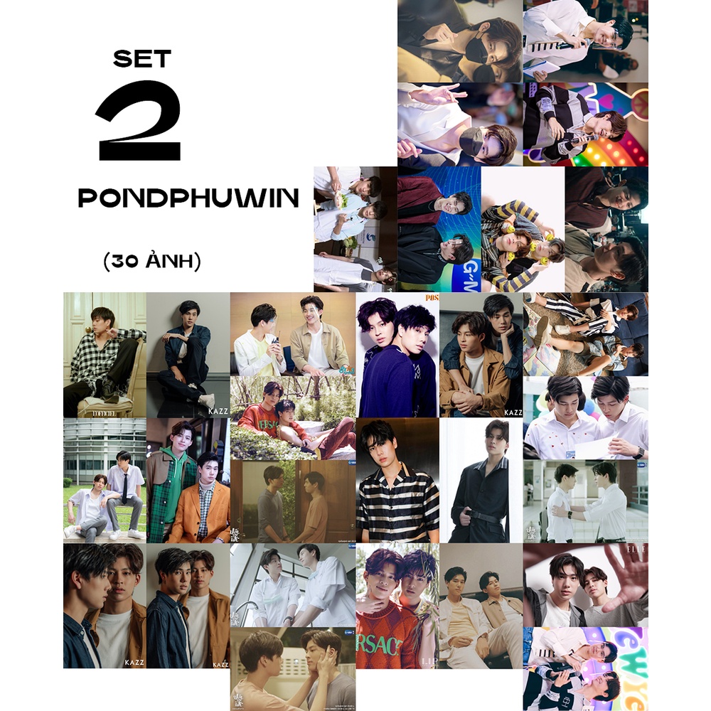 30 ảnh PONDPHUWIN  size 6x9