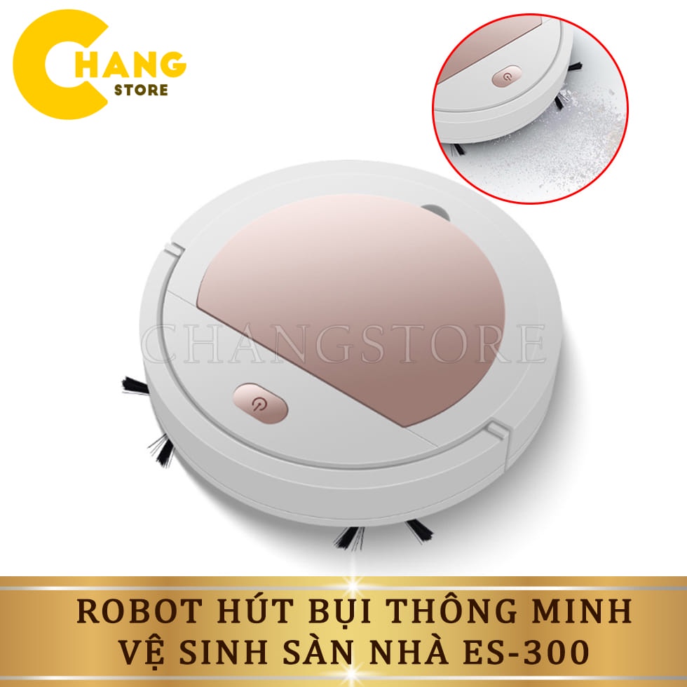 Robot Hút Bụi BG ES-3009, Máy Hút Bụi Sàn Thông Minh Tự Động Vệ Sinh Siêu Tiện Lợi