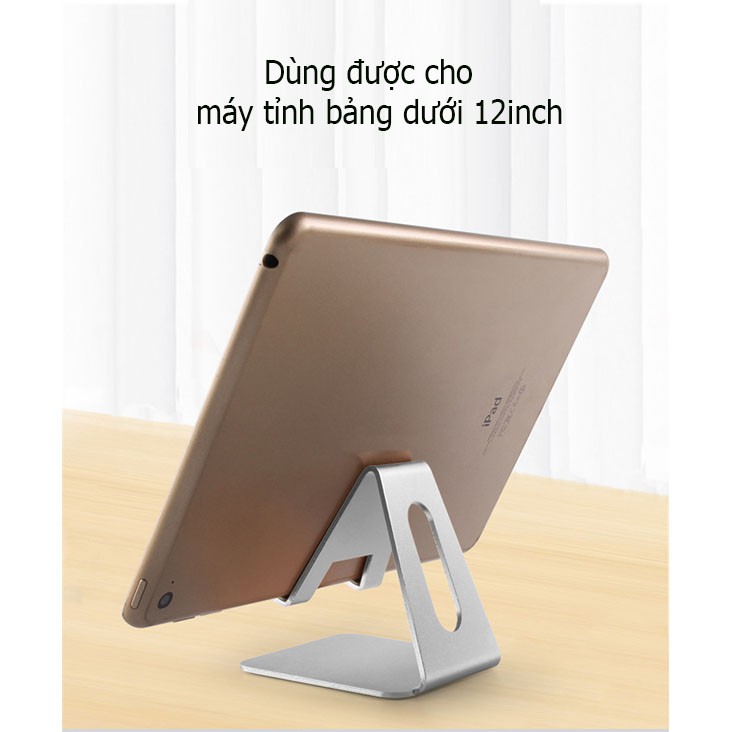 Giá Đỡ Điện Thoại, Máy Tính Bảng, Ipad, Kim Loại Nguyên Khối Để Bàn Tiện Dụng, Gọn gàng, Chắc chắn