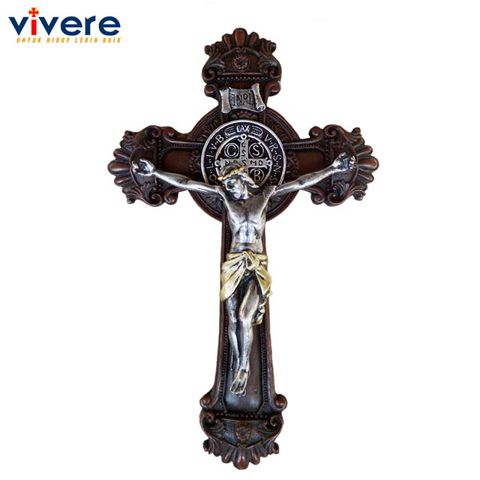 Mô Hình Cây Thánh Giá Chúa Jesus Bằng Bạc Kích Thước 28.5 cm