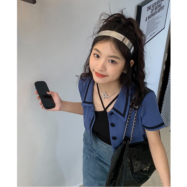 Áo kiểu kumikumi màu trơn phong cách Hàn Quốc thời trang gợi cảm dành cho nữ