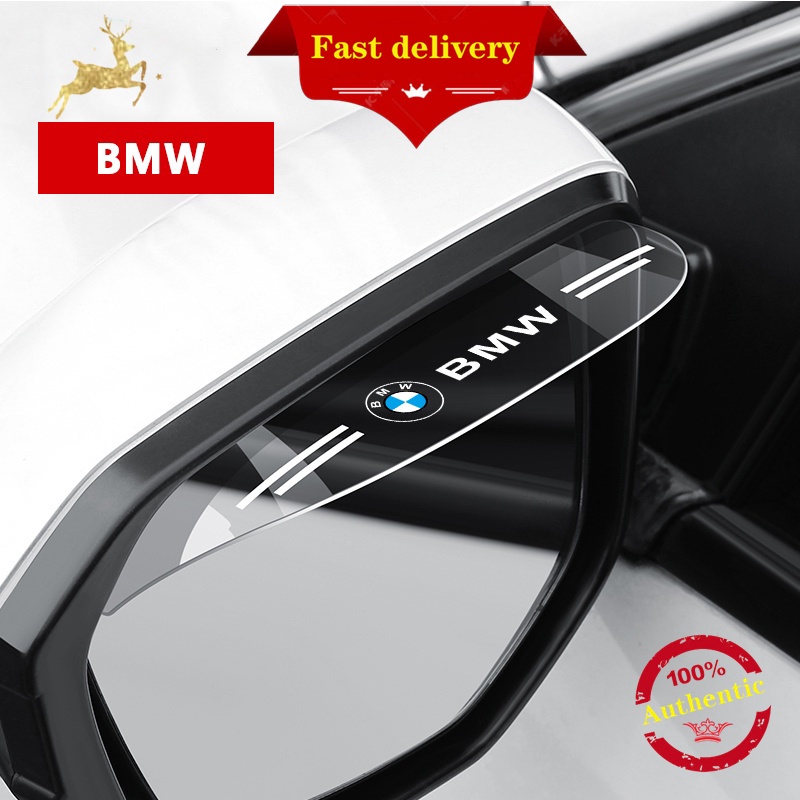 Mới Bộ 2 Miếng Che Mưa Gắn Gương Chiếu Hậu Xe Hơi BMW X1 X3 X4 X5 X7 1 2 3 4 5 6 7 Series