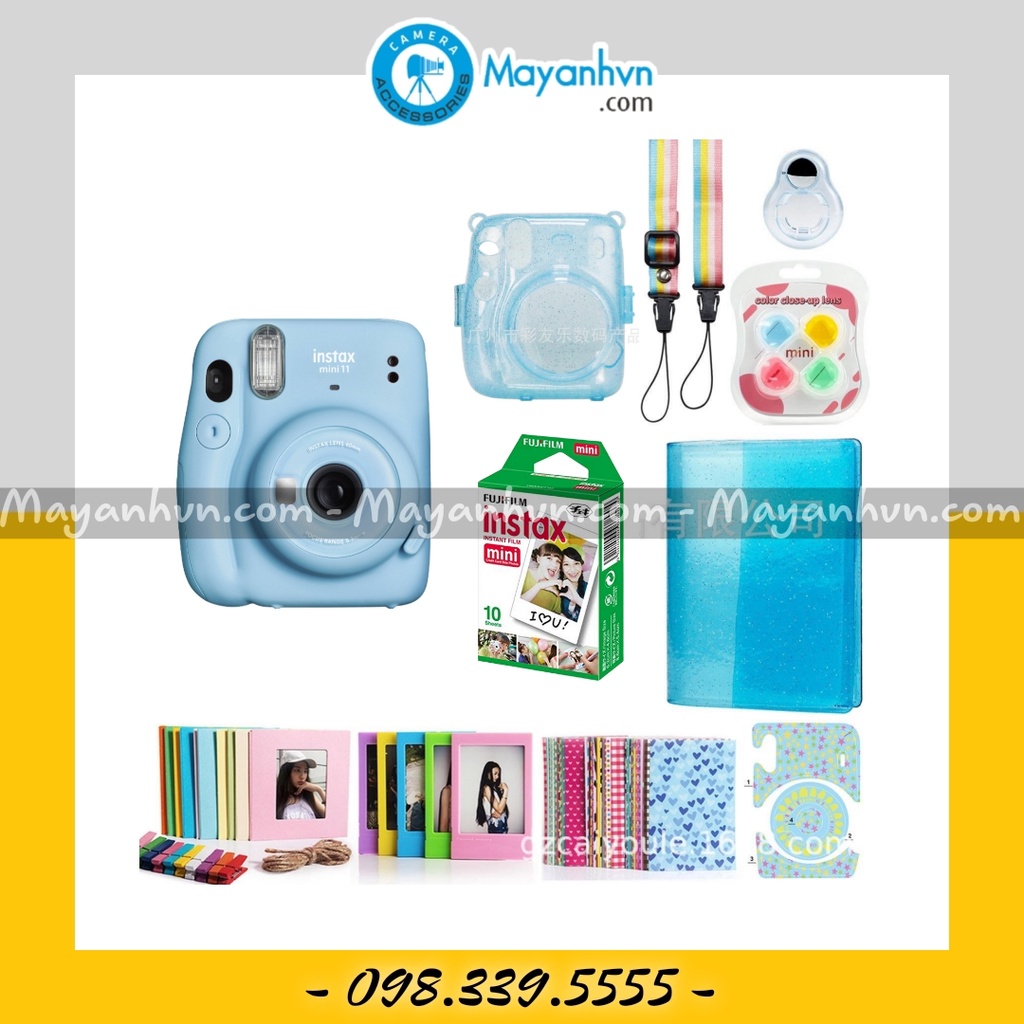 Instax Mini 12 - Combo Máy Chụp Ảnh Lấy Ngay Mini 12 + FIlm + Bộ PK (CHÍNH HÃNG)