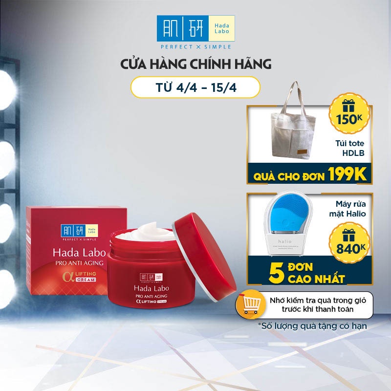 Kem dưỡng cải thiện lão hóa da Hada Labo Pro Anti Aging Cream 50g