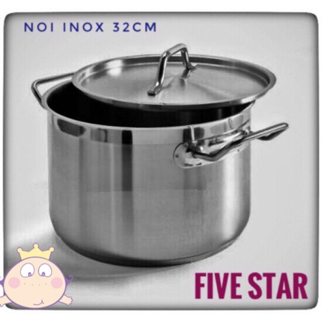 GIÁ SỐC! NỒI LUỘC GÀ FIVESTAR 32CM ĐUN TỪ HOT 2018