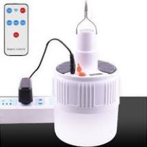 Đèn LED Tích Điện Năng Lượng Mặt Trời Công Suất 100W Cùng 5 Chế Độ Sáng Có Điều Khiển Từ Xa