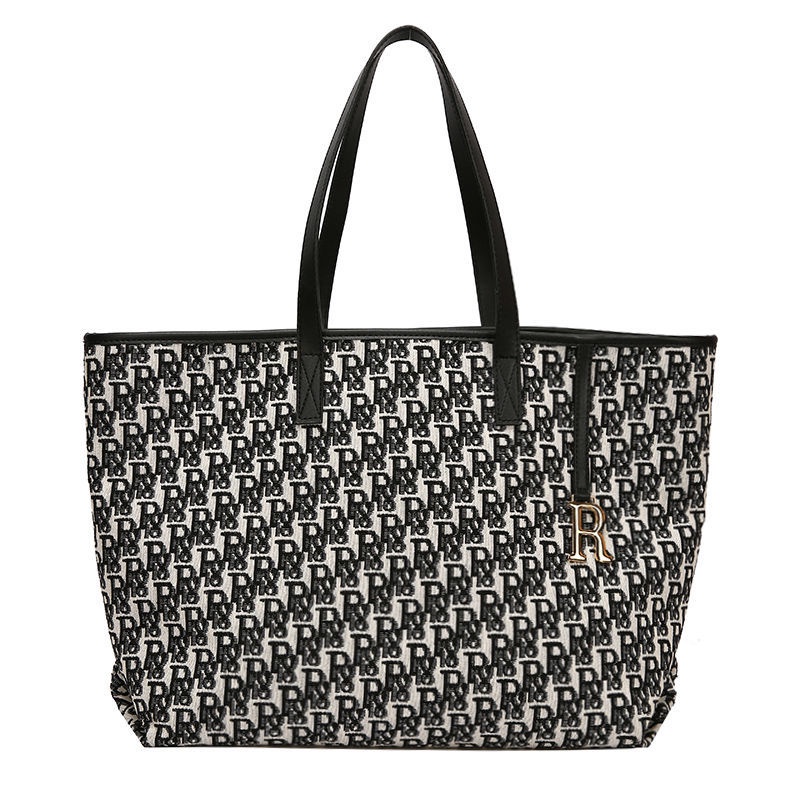 Túi xách đeo vai HAPPY HOMLIV vải canvas cỡ lớn thời trang cho nữ