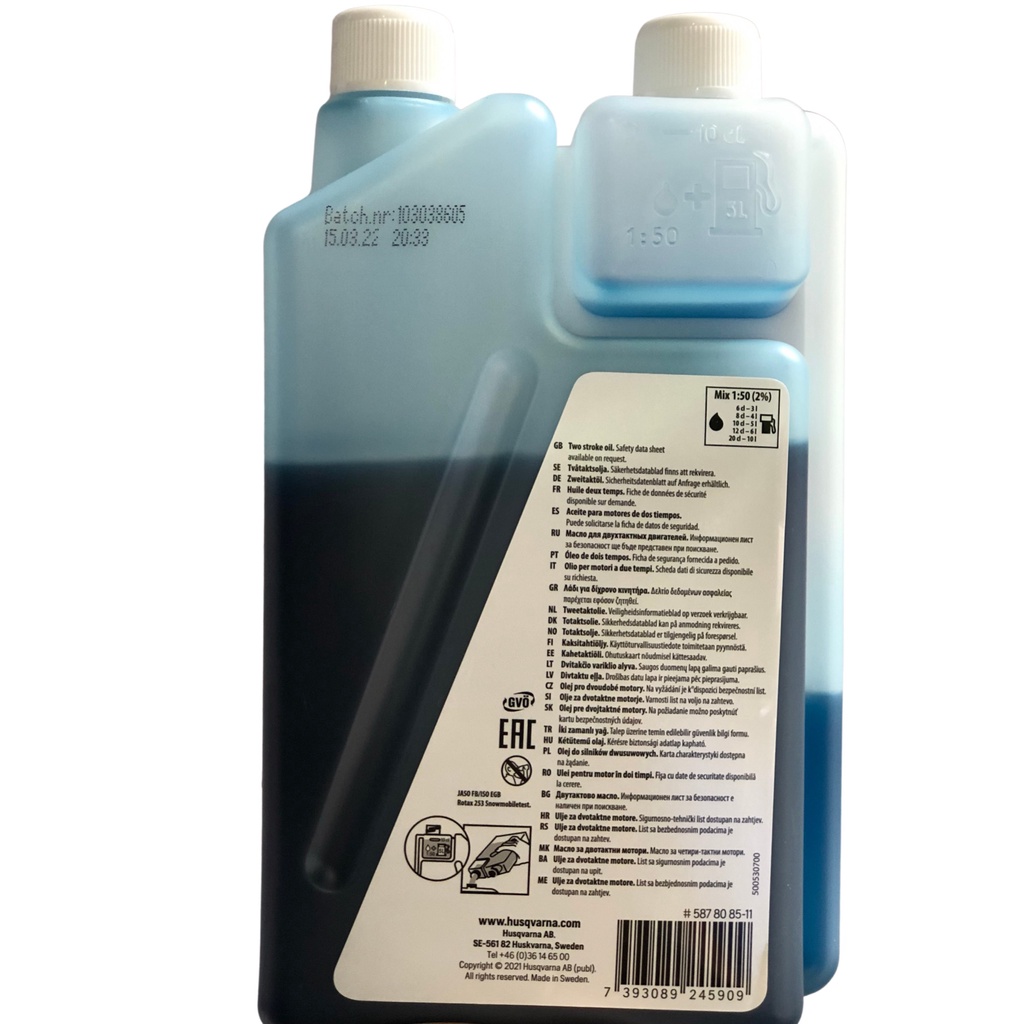 NHỚT 2T HP THỤY ĐIỂN LOẠI XANH - CHÍNH HÃNG HUSQVARNA